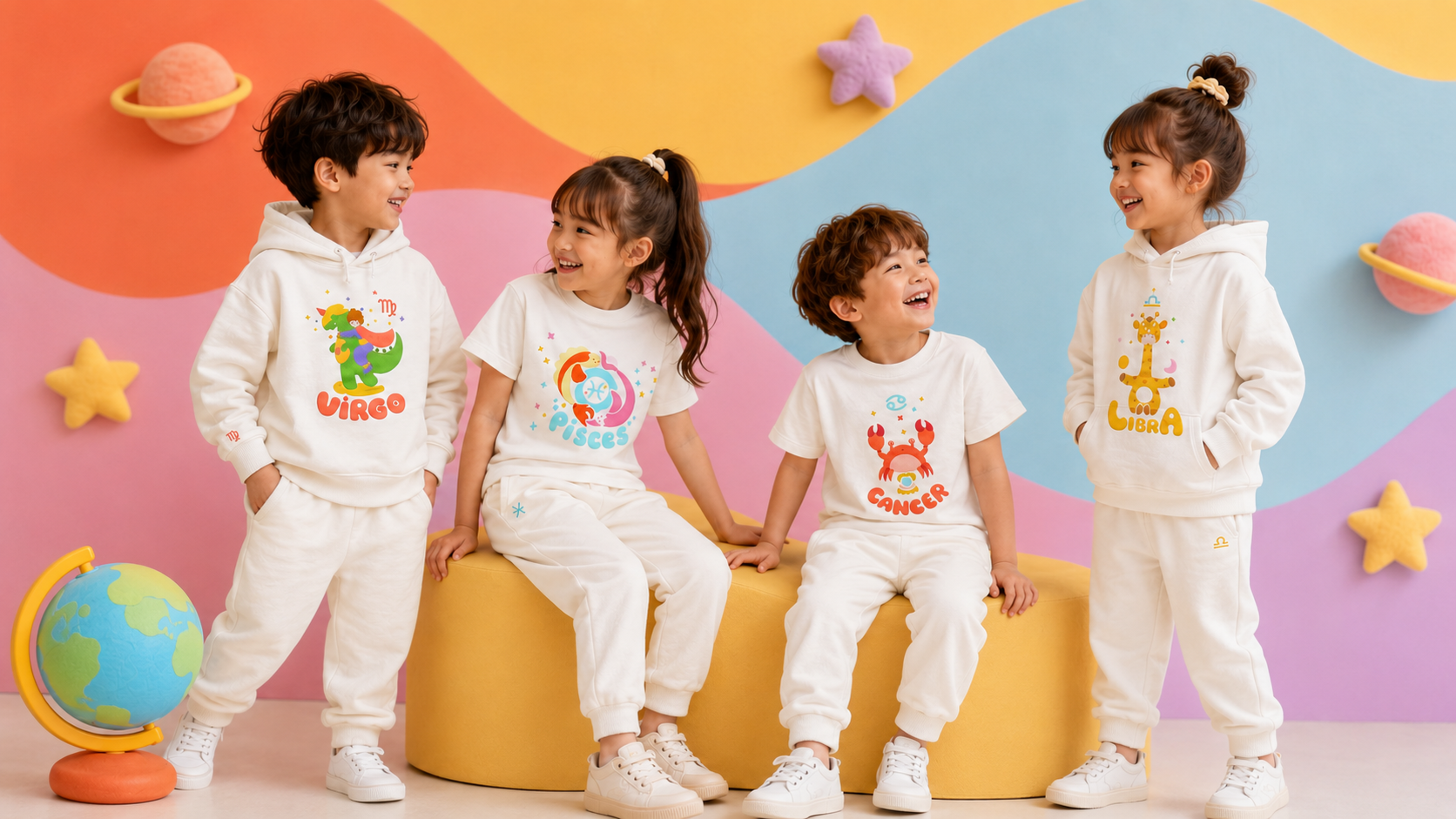 Children wearing Zoddi